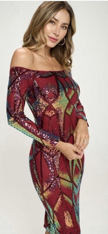 Lena Off Shoulder Dress