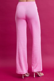 Lia Knit Pants - Pink