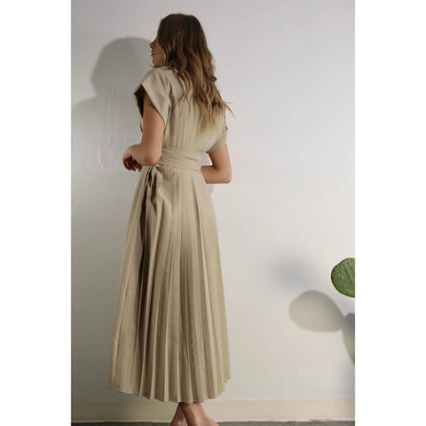 Mina Pleated back Trench Jacket