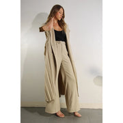 Mina Pleated back Trench Jacket